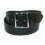 Boston Leather Men's Leather Garrison Belt with Hidden Elastic Stretch 1