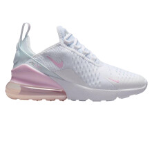 (5.5 UK Child, White/Pink/Grey) Nike Childrens/Kids Air Max 270 Shoes