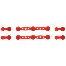 Juegos de Hebillas Magnéticas de Silicona para Freidora de Aire, Imanes Rojos para Mantener los Revestimientos de Papel en Su Lugar. Accesorios para