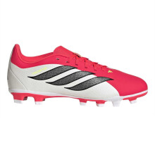 (1 UK, Red/White) Adidas Childrens/Kids Predator Club Firm Ground Football Boots