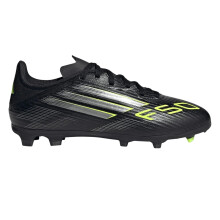 (2 UK, Black/Lemon) Adidas Childrens/Kids F50 League Firm Ground Football Boots