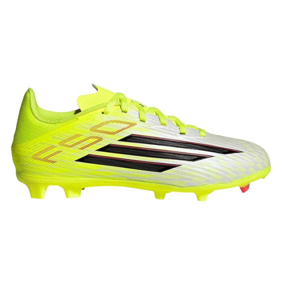 Adidas (10 Uk Child, Solar Yellow) Childrens/Kids F50 League Firm Ground Football Boots