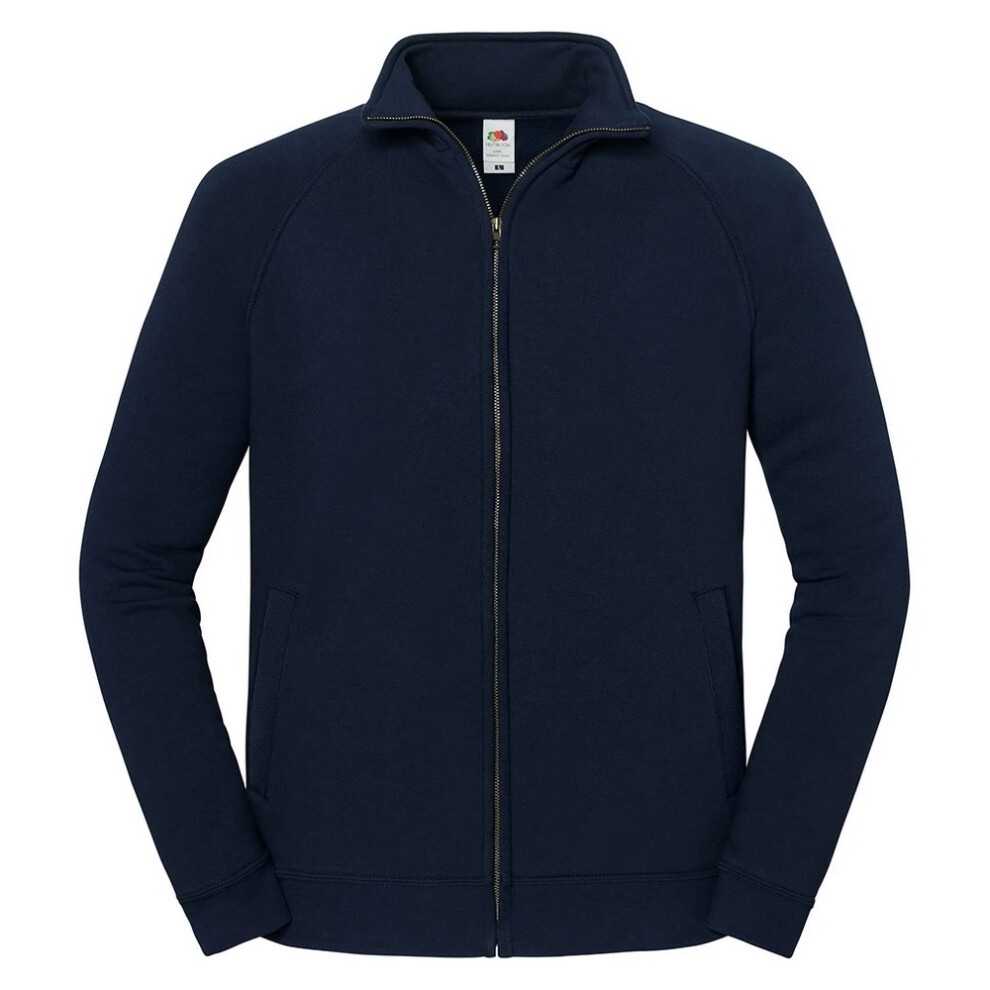 Fruit Of The Loom (S, Deep Navy) Unisex Adult Iconic Premium Sweat Jacket