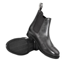 (6 UK, Black) HyLAND Adults Durham Leather Jodhpur Boots