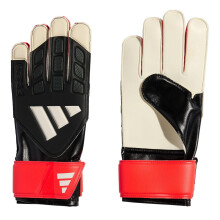 (4, Black/Red/White) Adidas Childrens/Kids Predator Training Goalkeeper Gloves
