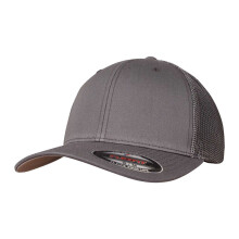 (L-XL, Dark Grey) Flexfit Unisex Adult Mesh Trucker Cap