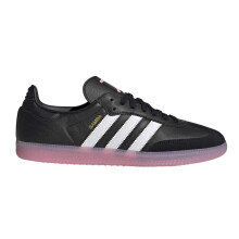 (10 UK, Black/White/Pink) Adidas Mens Samba Club Juventus FC Leather Trainers