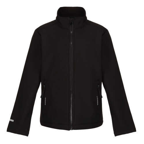 (11-12 Years, Black) Regatta Professional Childrens/Kids 2 Layer Soft Shell Jacket