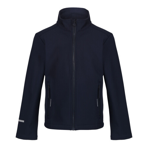 (32In, Navy) Regatta Professional Childrens/Kids 2 Layer Soft Shell Jacket