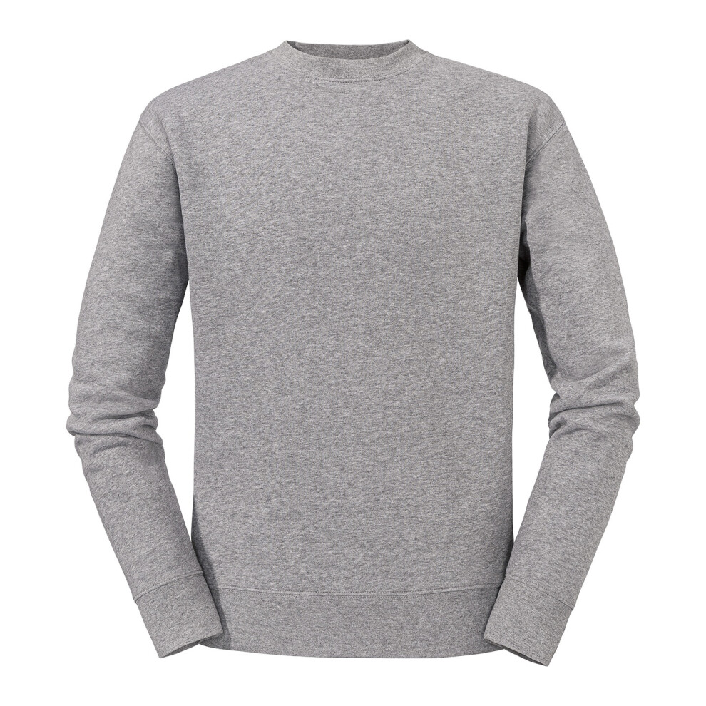Russell Athletic Mens Set-in Sweatshirt (Sport Heather) - Grey - Size Small - Image 2