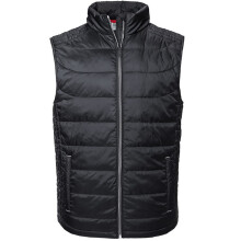 (L, Black) Russell Mens Nano Padded Bodywarmer