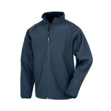 (13-14 Years, Navy) Result Childrens/Kids Double Layered Recycled Soft Shell Jacket