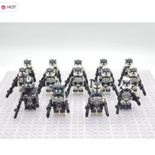 Star Wars 104th Phase 2 Wolfpack Commander Wolffe Clone Troopers 12pcs Minifigures Set