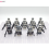 Star Wars 104th Phase 2 Wolfpack Commander Wolffe Clone Troopers 12pcs Minifigures Set 1