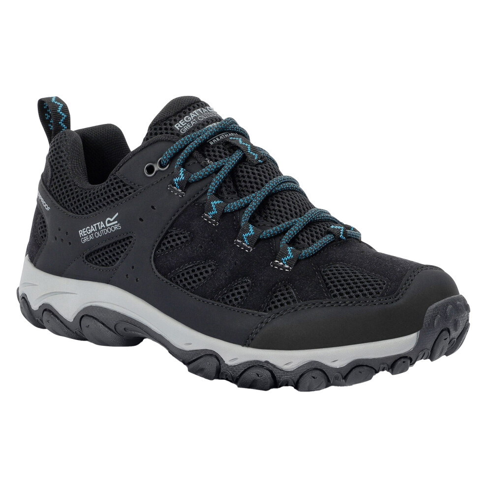 Regatta (6 Uk, Black/Storm Blue) Womens/Ladies Edgepoint Iv Low Walking Shoes