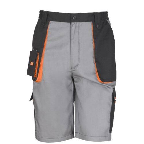 Result (M, Black/Grey/Orange) Result Mens Work-Guard Lite Shorts