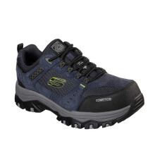 (9 UK, Navy) Skechers Mens Greetah Workwear Composite Toe Shoe