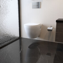 AICA Wall Hung Toilet White Pan UF Soft Close Seat