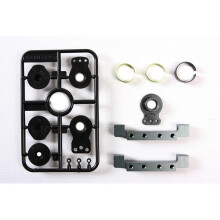 TAMIYA 56537 Tractor Truck Aluminum Dual Servo Mount & Hi-Torque Servo Saver NIP