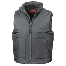 (2XL, Dark Grey) Result Fleece Lined Bodywarmer Water Repellent Windproof Jacket