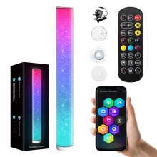 LED Corner Floor Lamp with Remote, RGB & 16 Million Color Changing, Music Rhythm, 360° Standing Mood Lamp for Living Room, Bedroom