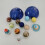 Wooden Solar System Cosmos Learning Game Toy Educational Model Home Office Decoration 5
