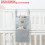 (Blue) Storage Baby Hanging With Durable Material And Bear Decor Essential For Items 1