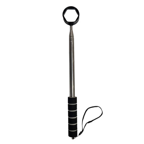 (Black)Telescopic Golf Ball Retriever Pick Up Grabber For Outdoors Golf Course Practice