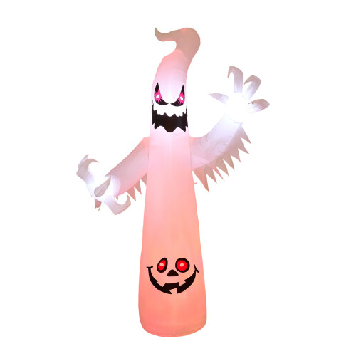 Living And Home 7 FT Halloween Inflatable Ghost with LED Lights 1