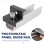 12pcs Solar Panel Bracket Aluminum PV Rail Fastening Module Trapezoidal Roof Mount Solar Rail End 5