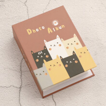 (Cat,8.9cm)Album fotografico con 200 slot e copertina in cartone stampa cartoni animati per occasioni regalo