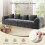 Modular Sectional Large Chenille Sofa Grey 5