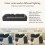 Modular Sectional Large Chenille Sofa Grey 8