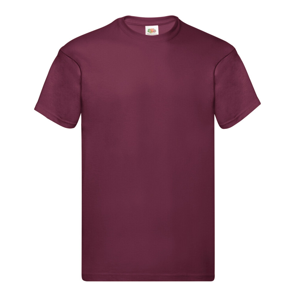 Fruit Of The Loom (3Xl, Burgundy) Mens Original T-Shirt