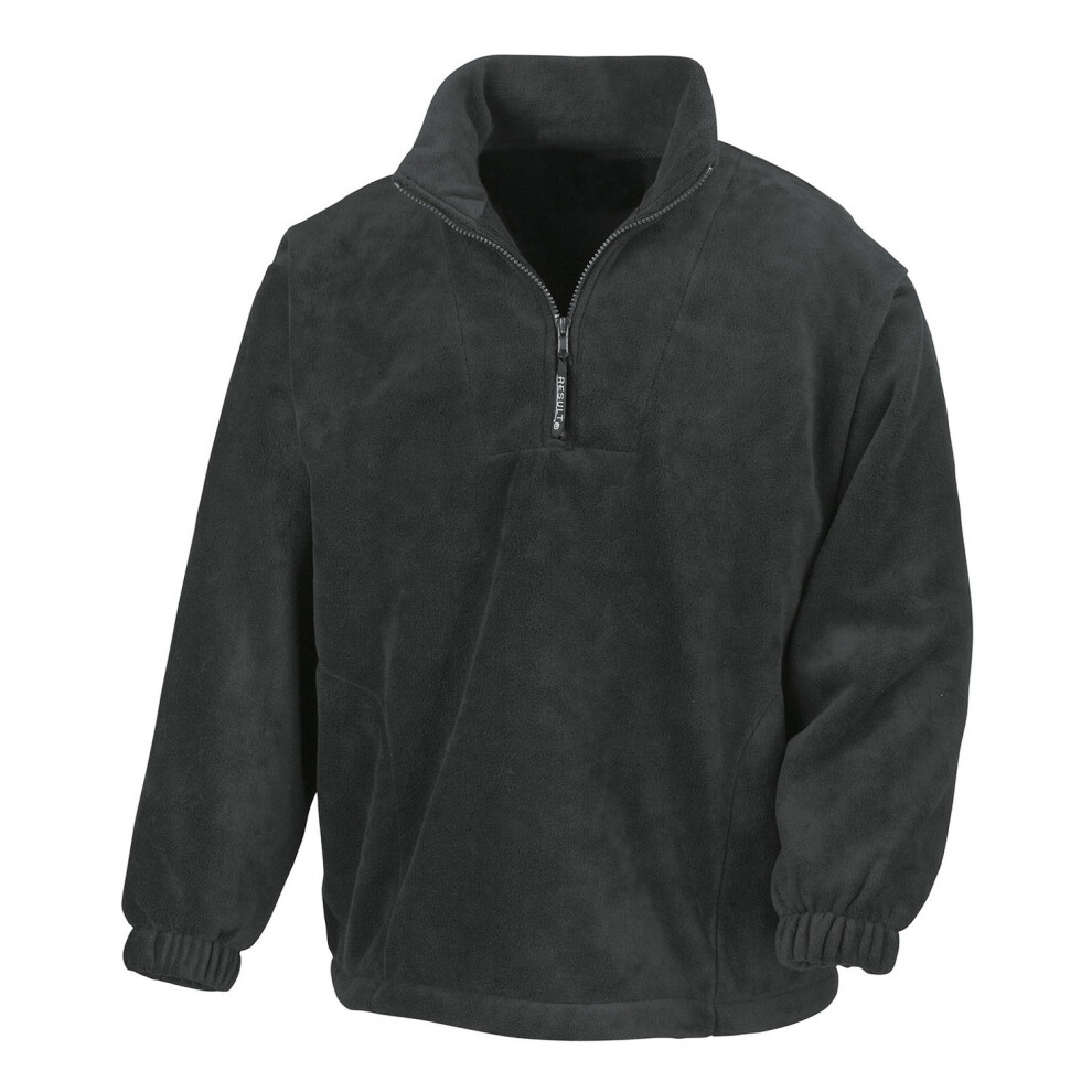 Result (Xl, Black) Unisex Adult Polartherm Fleece Top