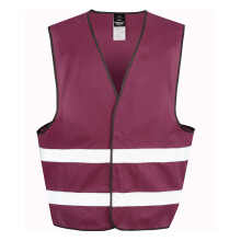 (S/M, Burgundy) Result Adults Unisex Core Enhanced Vis Vest