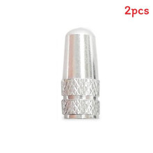(Silver)Presta Bicycle Valve Cap Aluminum Alloy Cover With Stainless Steel Material Daily For