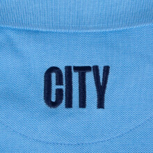 Manchester City FC Official Boys Polo Shirt Sky Blue 10-11 Years