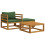 VidaXL vidaXL 3 stk. Modulares Sofaset mit Kissen 1