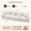 Modular Sectional Large Chenille Sofa Beige 2