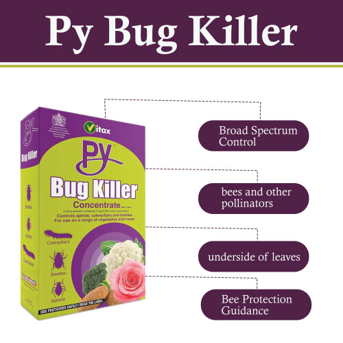 Vitax Vitax Py Bug Killer Concentrate Insecticide 250ml 2