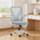 Homcom HOMCOM Mesh Office Chair, Computer Chair with Foldable Backrest, Grey 9