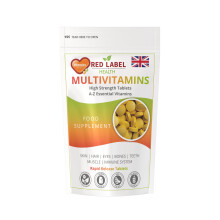 Daily Multivitamins 180 Tablets - High Strength A-Z Essentials, Vegan & Vegetarian Friendly, Easy-to-Swallow, UK Made