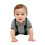 Pretty Green Baby Striped Short-Sleeved Romper 4
