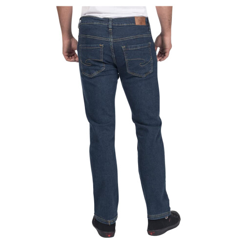 Lee Cooper (30L, Navy Blue) Lee Cooper Mens Stretch Straight Leg Work Jeans 2