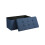 Storage Ottoman - Fabric - Navy Blue - Foldable with 80L Capacity 2