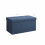 Storage Ottoman - Fabric - Navy Blue - Foldable with 80L Capacity 7