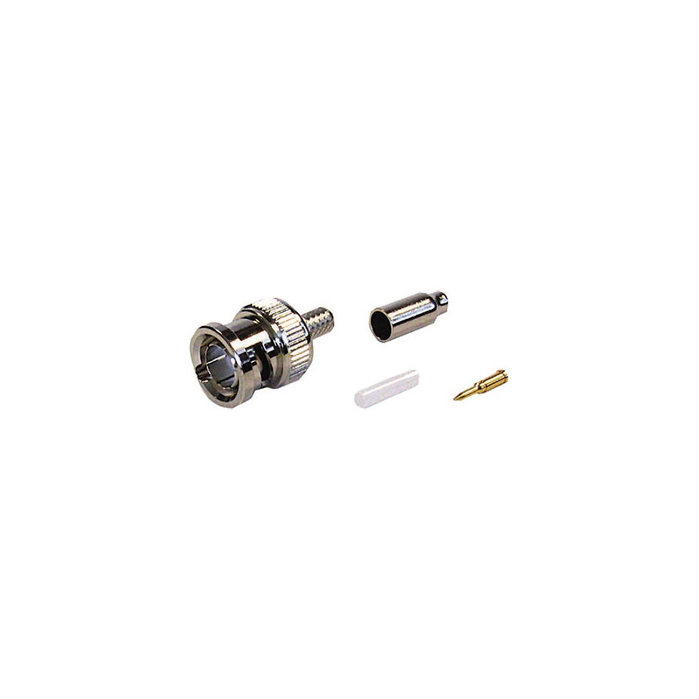 Cablenet Bnc 4 Part Crimp Plug Rg179 Turned (Pk 100) 5056750318822
