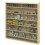 Six Shelf Display Cabinet, with Glass Doors - Oak 2
