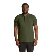 (4XL, Olive) Lyle & Scott Mens Big & Tall Cotton Short Sleeve Polo Shirt